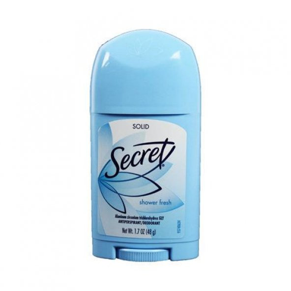 Secret Solid Shower Fresh Deo Stick 48 Gr Unisex