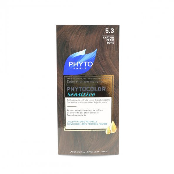 Phyto Phytocolor Sensitive Saç Boyası 5.3 Dore Açık Kestane