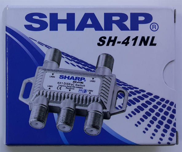 Sharp SH-41NL 4X1 Diseqc Switch Uydu Birleştirici