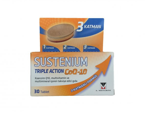 Sustenium Triple Action Koenzim Q10,Multivitamin ve Multimineral