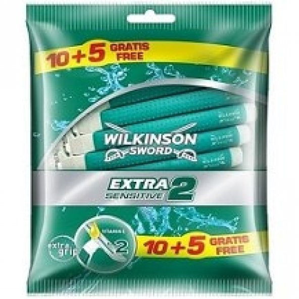 Wilkinson Extra2 Sensitive Kullan-At Tıraş Bıçağı 15li (9708)