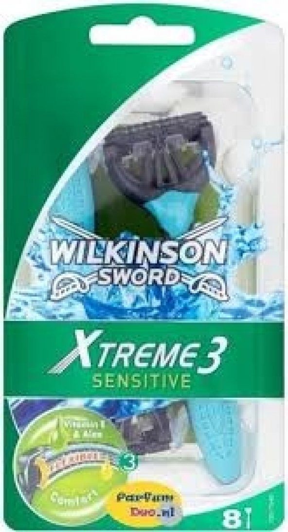 Wilkinson Sword Xtreme 3 sensıtıve 8 li poşet (0509)