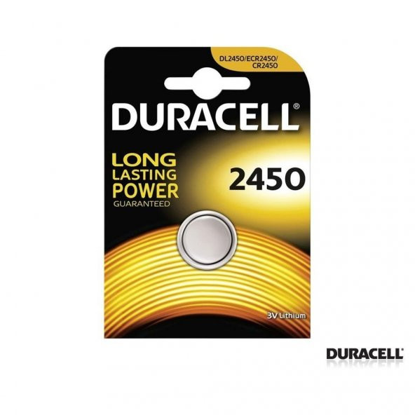 Duracell Cr 2450 Lithium 3V Pil