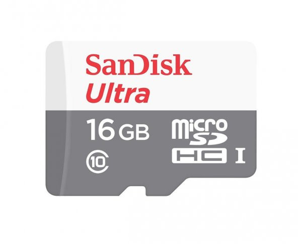 Sandisk Ultra 16GB Micro SD Class10 Hafıza Kartı  48MB/s