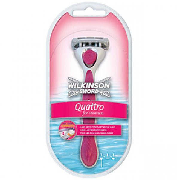 Wilkinson Sword Quattro For Women - Kadınlar İçin Sistem Tıraş Bı