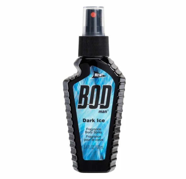 Bodman Dark Ice Erkek Vücut Spreyi – Ferah ve Maskülen Koku, 100 mL