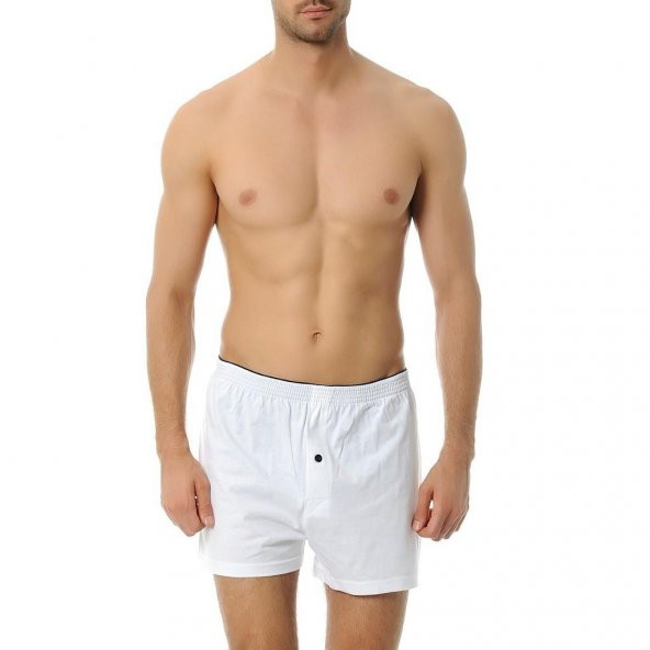 Çift Kaplan Erkek Pamuklu Penye Boxer 805