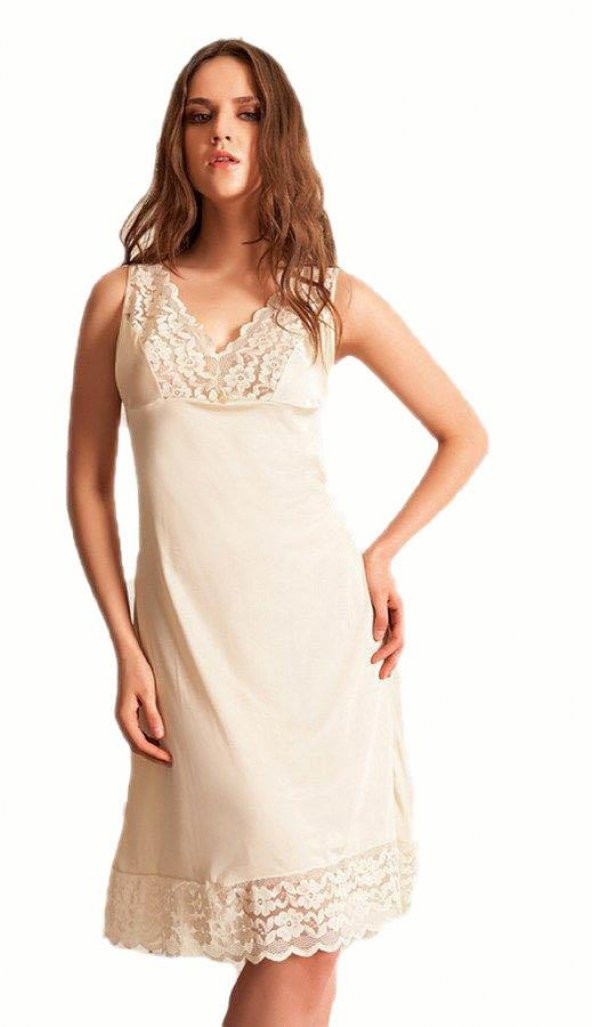 Anıl 0605 Bayan Dantelli Kombinezon