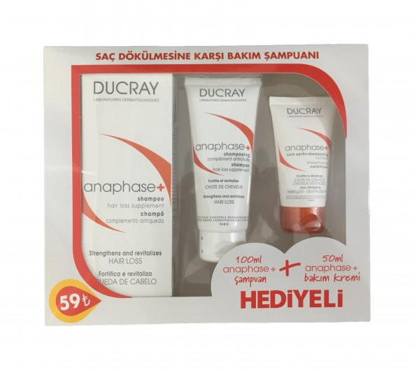 Ducray Anaphase Plus 200 ml + Shampoo 100 ml + Conditioner 50 ml