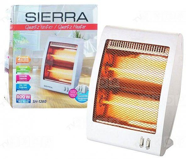Sierra 800W Quartz Isıtıcı