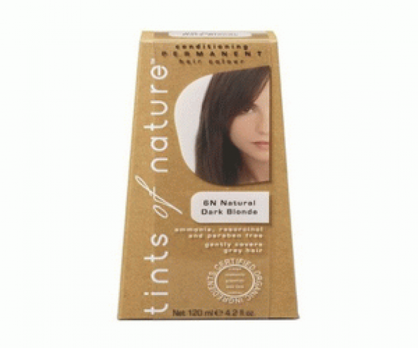 Tints of Nature Organik Saç Boyası - Koyu Sarı 6N, 120 ml