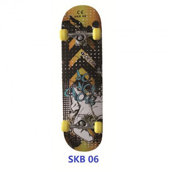 Delta Çok Renkli Skateboard Silikon Kaykay SKB06