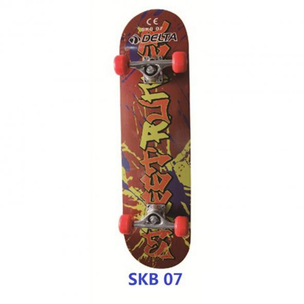 Delta Çok Renkli Skateboard Silikon Kaykay SKB07