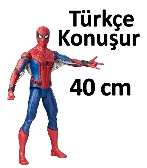 Örümcek Adam Figür 40 cm Interaktif Türkçe Konuşan