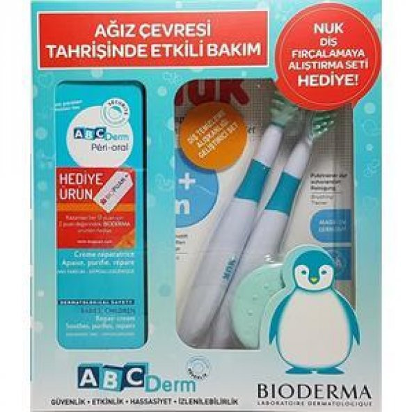 Bioderma ABCDerm Peri Oral 40 ml+Nuk Diş Fır.Set
