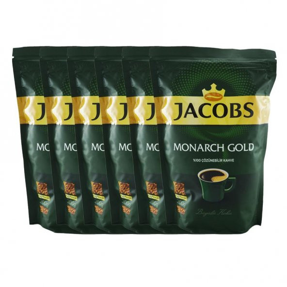 Jacobs Monarch Gold Kahve 200 Gr 6 Adet