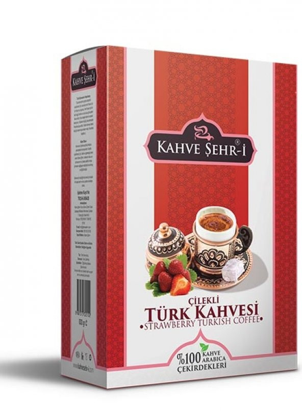 Çilekli Türk Kahvesi 100 Orjinal Ürün