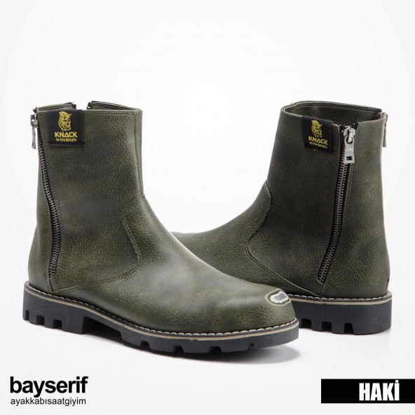 Knack Demirli Fermuar Detaylı Kış Sezonu Erkek Bot - 11