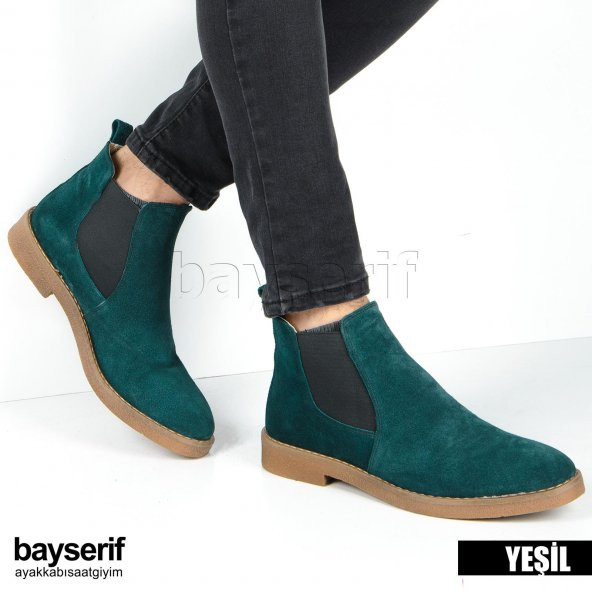 Chelsea Model Hakiki Süet Deri Erkek Bot - 6