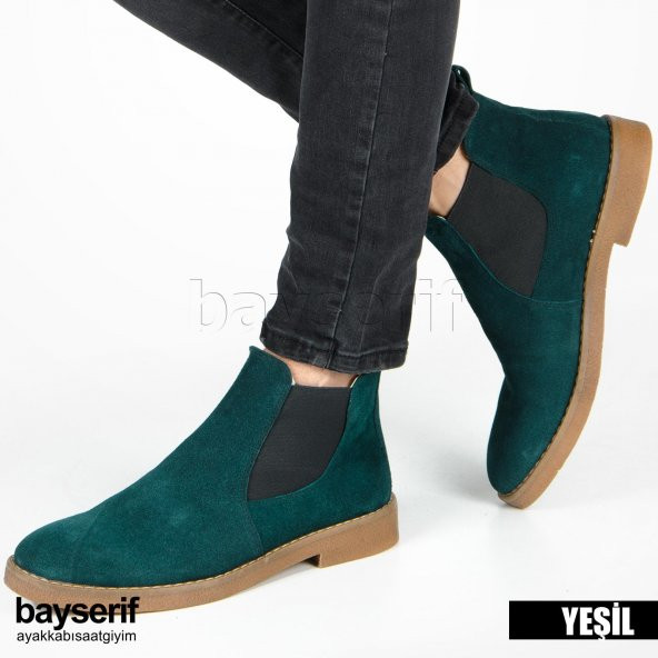 Chelsea Model Hakiki Süet Deri Erkek Bot - 7