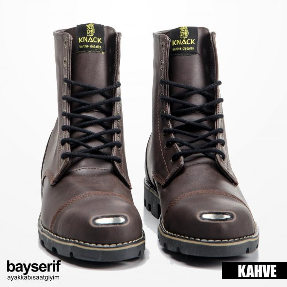 Knack Çelik Burunlu Bağcıklı Erkek Postal Bot - 4