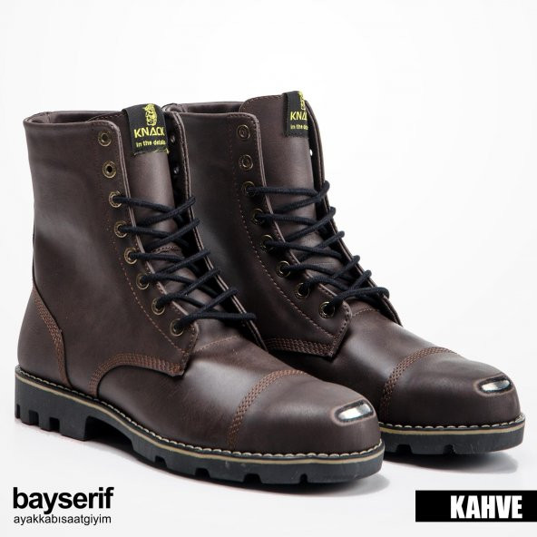 Knack Çelik Burunlu Bağcıklı Erkek Postal Bot - 5