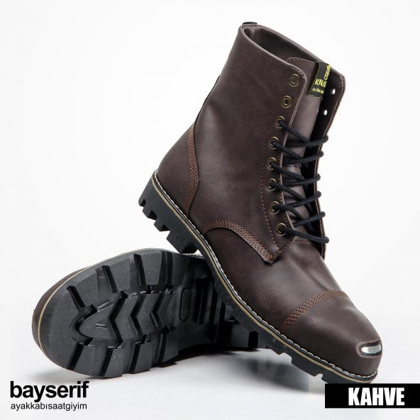 Knack Çelik Burunlu Bağcıklı Erkek Postal Bot - 7