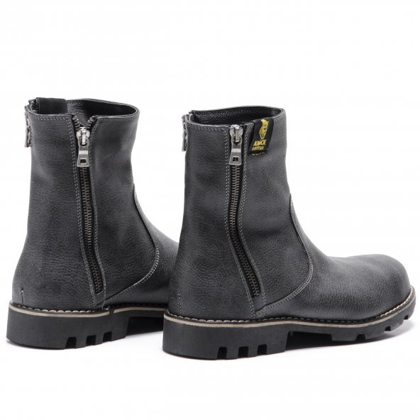 Knack Demirli Fermuar Detaylı Kış Sezonu Erkek Bot - 3