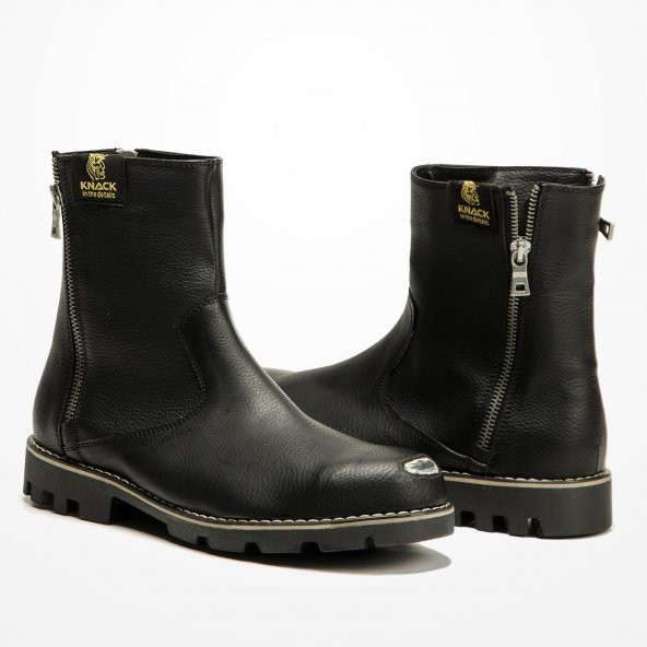 Knack Demirli Fermuar Detaylı Kış Sezonu Erkek Bot - 9