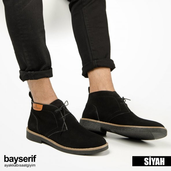 Silvio Motto Hakiki Deri Erkek Süet Bot - 2