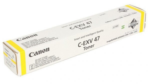 CANON EXV-47Y C1225f/C250/350 SARI TONER ORJİNAL 21.500 SAYFA
