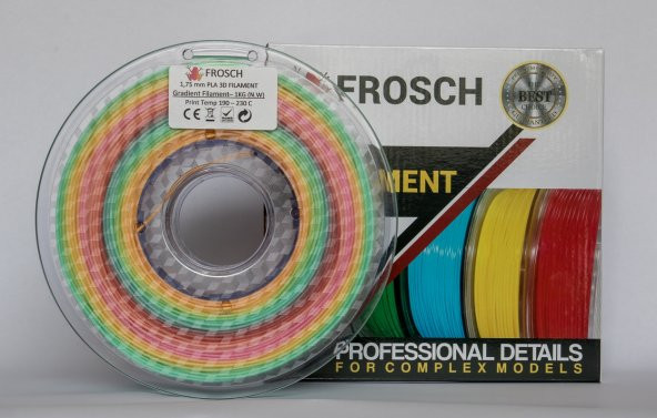 FROSCH PLA Çok Renkli Filament 1,75 mm Filament
