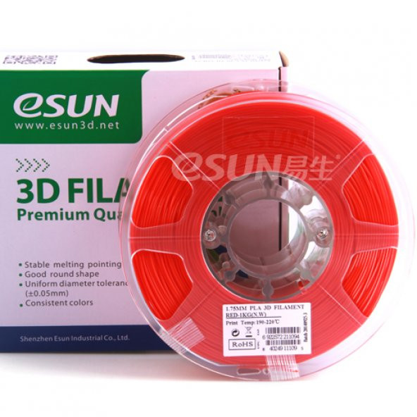eSUN Filament ABS+ Kırmızı 1,75mm