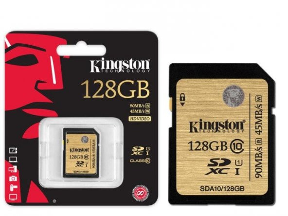 Kingston 128GB SD Ultimate C10 Hafıza Kartı SDA10/128GB - 2