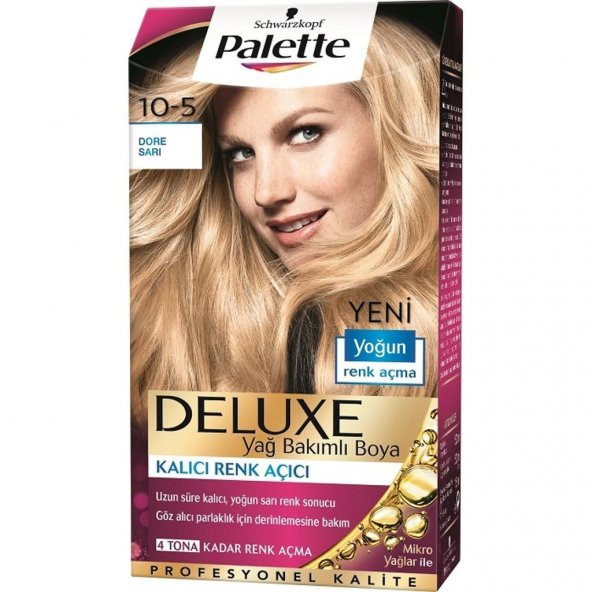 Zdelist Palette Deluxe Kit Saç Boyası 10-5 Dore Sarı