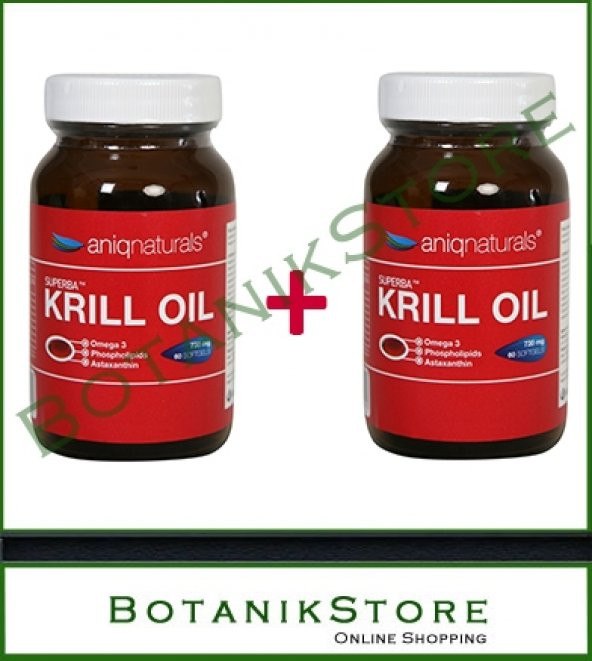2 Adet Aniqnaturals Superba Boost Krill Oil 60 Licaps (Krill Yağı