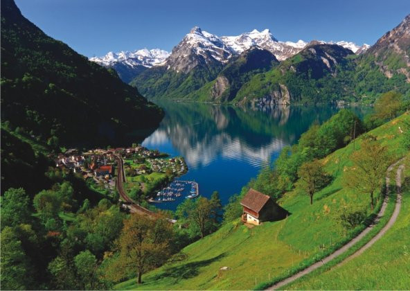 Puzzle 1500 Parça / Lake Lucerne Switzerland (Anatolian)