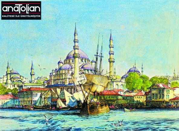 Puzzle 1000 Parça / Yeni Cami ve Ayasofya (Anatolian)