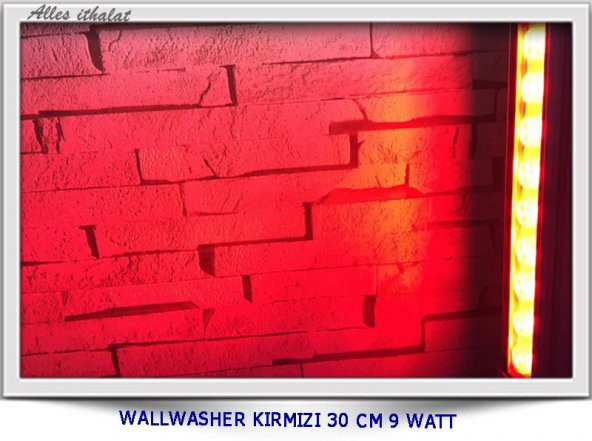 wallwasher kırmızı 30 cm 9 watt