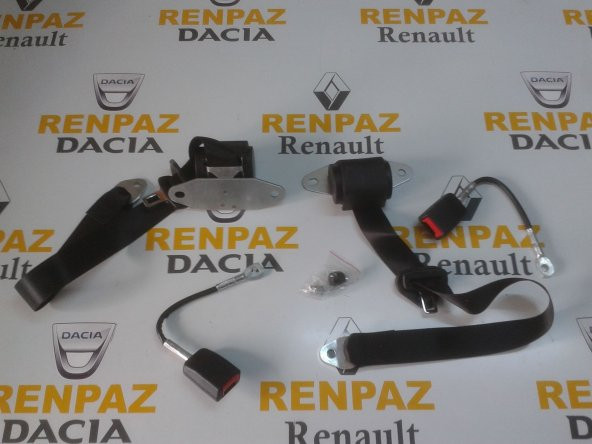 RENAULT 12 TOROS EMNİYET KEMERİ TAKIM 7702246108 - 7702246112 - 2