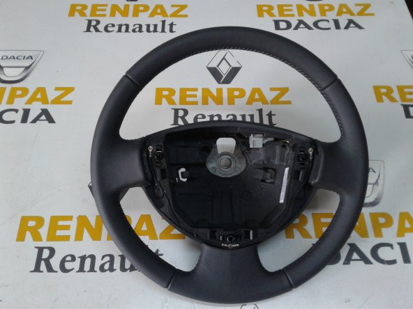 RENAULT CLİO 2 DİREKSİYON SİMİDİ DERİ SİYAH 484003469R