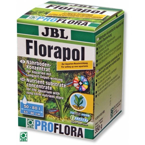 JBL Florapol 350gr Akvaryum Bitkisi Konsantre Taban Gübresi