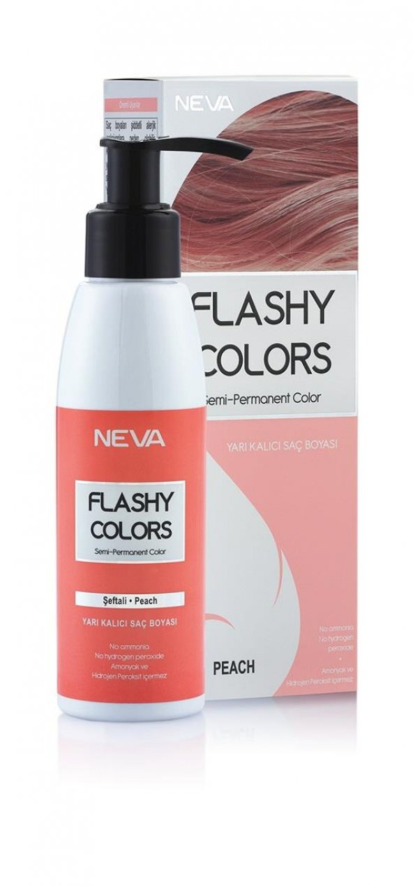 Neva Flashy Colors Yarı Kalıcı Saç Boyası Şeftali - Peach