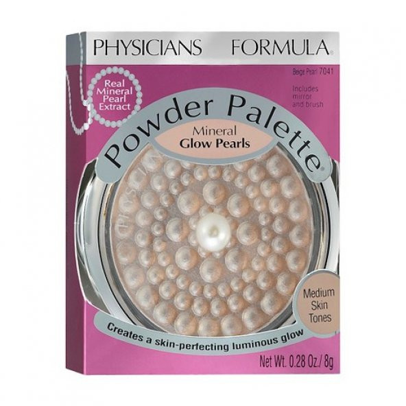 Physicians Formula Powder Palette Mineral Glow Pearls Beige Palet Pudra 7041