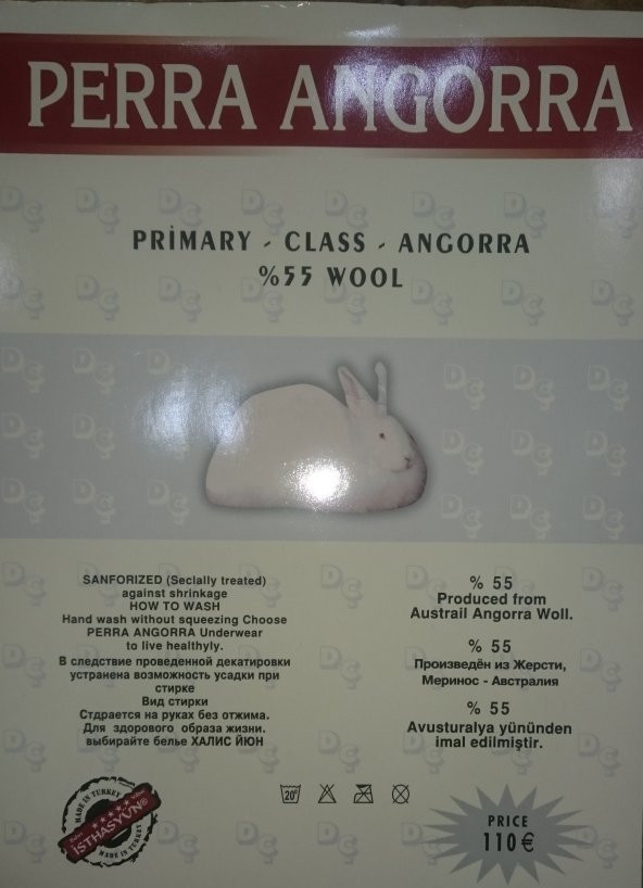 ANGORA tavşan yünü termal yarımkol fanila 136868341 - 3