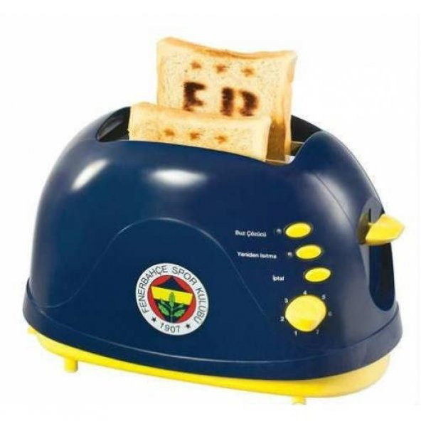 Fenerbahçe Logolu 2 Dilim Ekmek Kızartma Makinesi