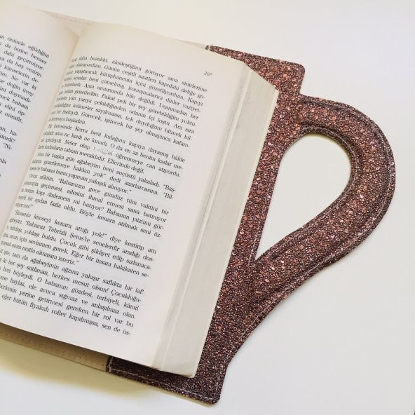 OkurGezer Kitap Kılıfı - Simli Vizon - 3