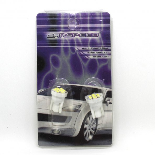 Carspeed 8 Ledli T10 BEYAZ Park Ampülü (SMD LED) 8014252