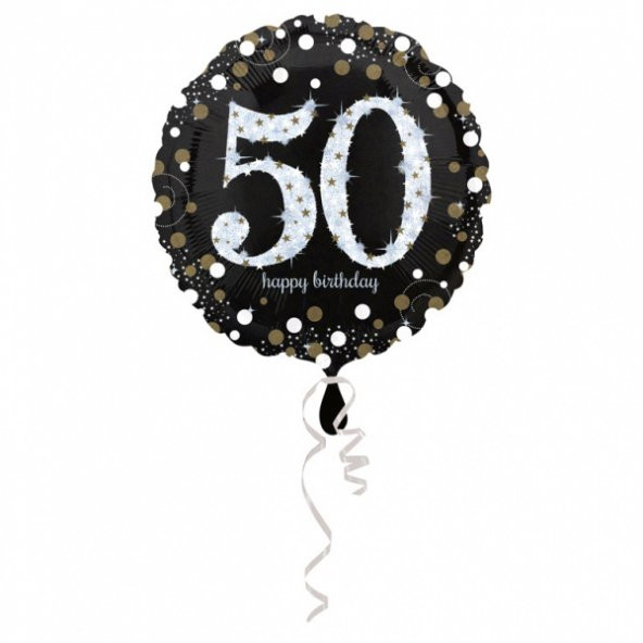 50 Yaş Doğum Günü Folyo Balon 43cm