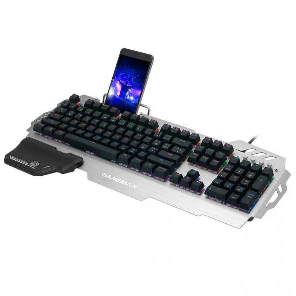 Frisby Gamemax FK-G550QU Gerçek Mekanik Klavye Blue Switch Oyun Modlu Bilek Destekli Animasyon Ledli Işıklı Metal Gövdeli Yeni Seri - 2